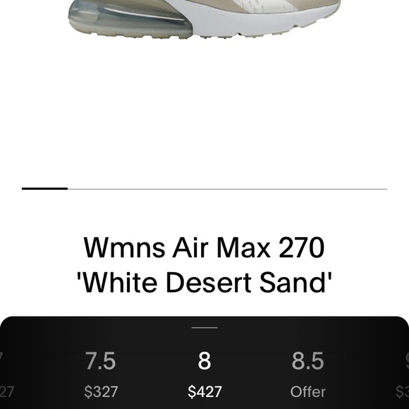 Nike Air Max 270 White Desert Sand - Picture 4 of 8